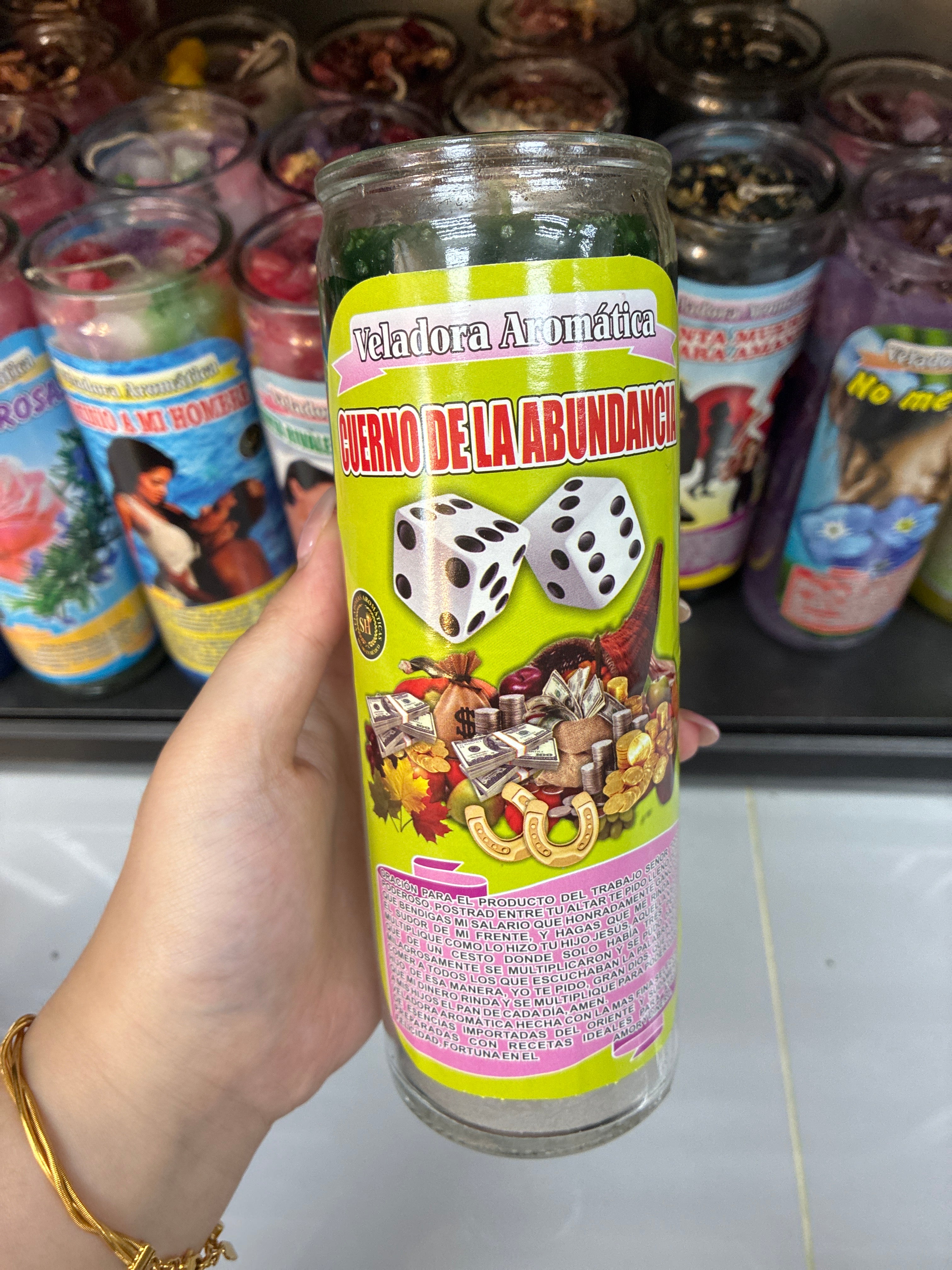 SH7日蠟燭 豐盛號角